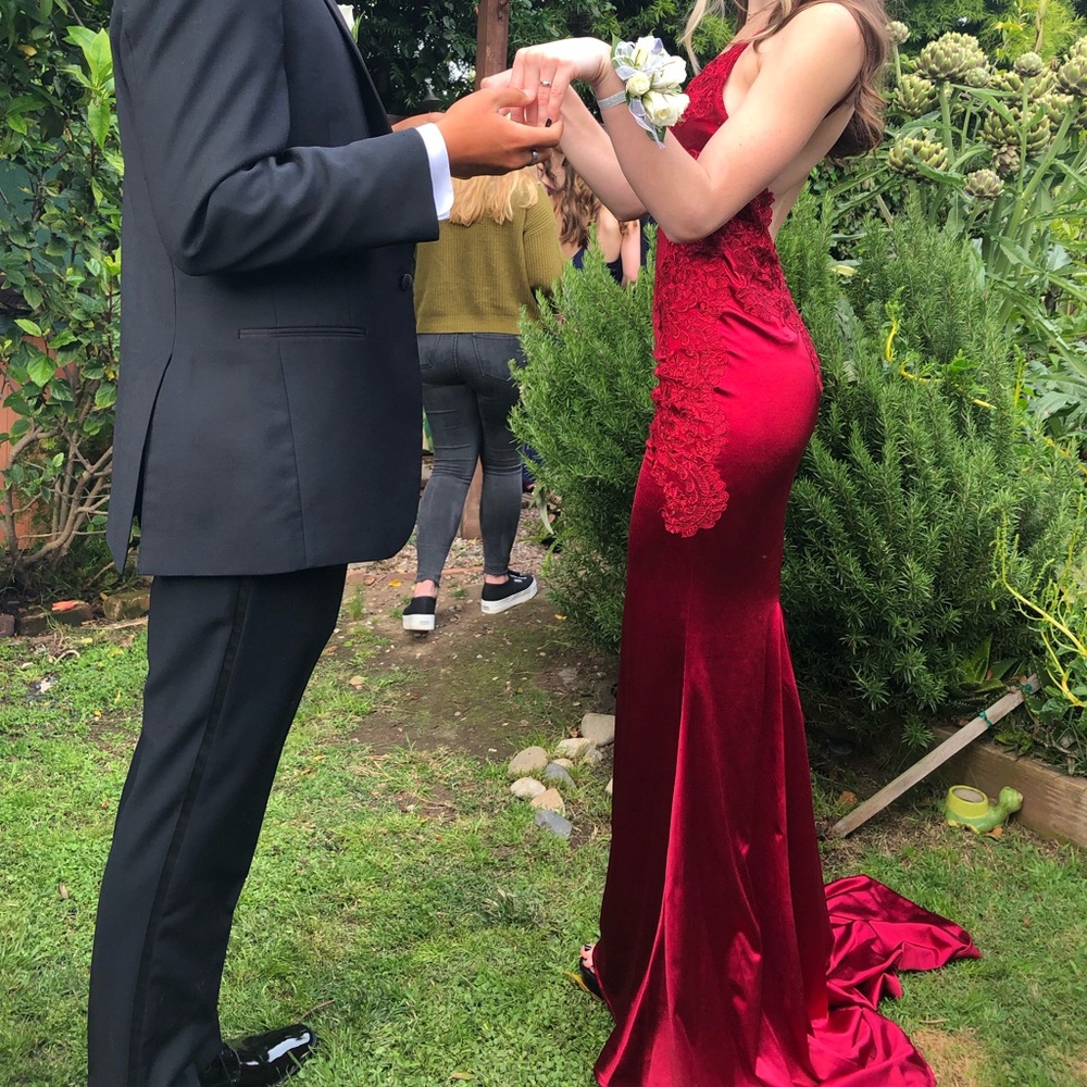 “Abyss by Abby 'Daydream' Gown- Red”